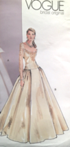 Vogue Bridal Original P928/2775 Renaissance Flare Skirt Wedding Gown Size 12-16 - $35.00