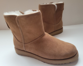 UGG Cory II Womens Suede &amp; Sheepskin Winter Ankle Boots in Chestnut Size... - £76.07 GBP