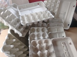 10x 18 Egg (1.5 Dozen) Medium Cartons/Tray Family Pack M Box Empty Art C... - £9.48 GBP