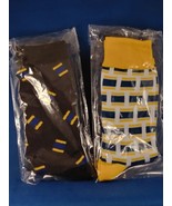 MEN&#39;S DRESS SOCK Set of TWO Checkered color 2 different styles - £8.37 GBP