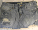 HERITAGE 1981 HOT SEXY DISTRESSED STYLE Y2K LIGHT BLUE WASH JEAN WOMENS ... - $18.91