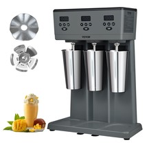 VEVOR Milkshake Maker, 375W x 3 Electric Milkshake Machine, Commercial T... - $14,197.17 MXN