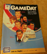 NFL GAME DAY Magazine 1987 Hall of Fame Class; Jets vs Eagles Giants Sta... - €7,67 EUR