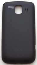 Genuine Lg Optimus S LS670 Sprint Battery Cover Door Black Cell Phone Back VM670 - $4.90