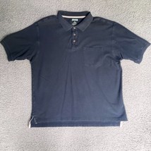 Duluth Trading Polo Shirt Adult Extra Large Navy Blue Preppy Casual Outd... - $16.54