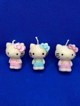 Set of 2 Hello Kitty Birthday Cake Candle 2&quot;x 1-1/2&quot; X 1&quot; (Free Shipping) - £11.99 GBP