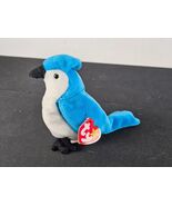 Ty Beanie Baby: Rocket the Blue Jay - $143.64 MXN