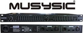 Dual 15-Band Professional Stereo Graphic Equalizer From Musysic, Model, Eq15B. - £130.68 GBP