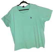 US Polo Assn Men&#39;s Crew Neck T-Shirt Mint Green Size XXL  - £9.36 GBP