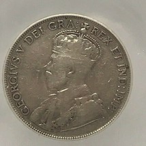 1919-C Newfoundland .50 Cent Coin, Graded ICG - VG8 ( Free Worldwide Shipping ) - £15.28 GBP