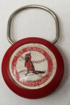 St. Louis Cardinals Redbird Keychain Imperfect Bird on Bat 1970 Plastic ... - £9.63 GBP