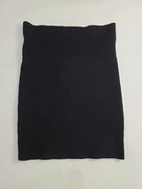 House of Harlow 1960 Womens XS Mini Skirt Tube Top Black Ribbed Knit Pull On - £27.09 GBP