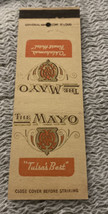 Vintage Matchbook Cover Matchcover The Mayo Hotel Tulsa OK - £2.58 GBP