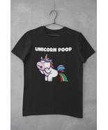 Unicorn Tshirt Rainbow Unicorn Poop Outfit Funny Birthday Gift - £17.44 GBP