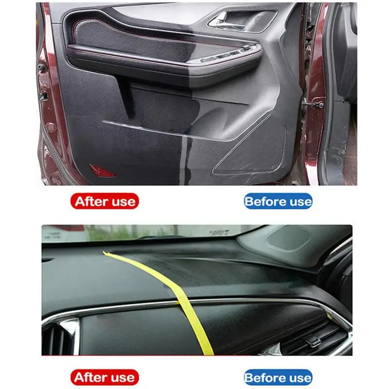 Car Interior Coating Agent 100ml Car Leather Refurbishing Agent Polishing Tool - £13.82 GBP