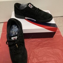 Fila Men&#39;s SIZE 10.5 Original Fitness Lineker Sneaker, Black/White/Gold - £29.85 GBP