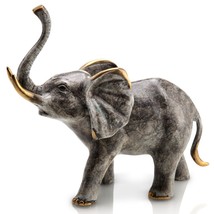 SPI Brass Bellowing Elephant Statue - £187.12 GBP