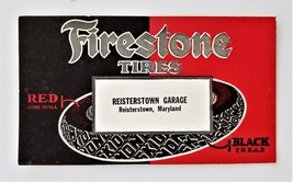 antique FIRESTONE TIRES reistertown md garage INK BLOTTER PAPER unused a... - $47.03