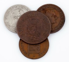1843 - 1870 Allemand États 4 Pièce de Monnaie Lot VF - VF + État Beau - $1,252.70 MXN