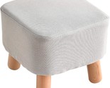 For The Living Room Or Bedroom, Ibuyke Small Footstool, Solid Wood, Bd020 - £25.95 GBP