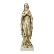 Our Lady Blessed Virgin Mary Greek Cast Marble Statue Sculpture 15.75 in... - £80.48 GBP