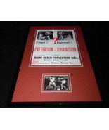 Floyd Patterson Signed Framed 11x17 Photo Display Ingemar Johansson Fight - £97.33 GBP