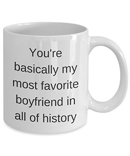Favorite Boyfriend Mug - Novelty Coffee Cup - From Girlfriend - $14.65