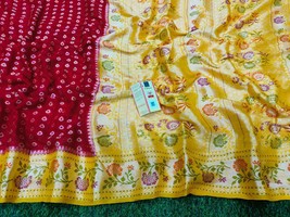 Pure Silk Mark Certified Saree, Handwoven Pure Chiffon Saree - Elegant Tradition - £158.41 GBP