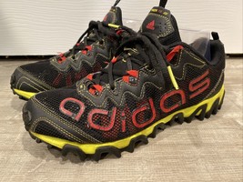 Adidas Vigor 3 TR Men&#39;s Size 6 Running Shoes Black Red Yellow Sneaker G66055 - £22.17 GBP