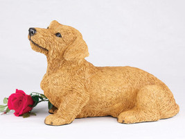 Large 138 Cubic Inches Red Dachshund Wire Haired Resin Urn for Cremation Ashes - £147.53 GBP
