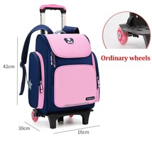 High capacity Student School bag Rolling Backpack kids Trolley bag school backpa - £119.35 GBP