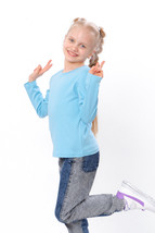 Sweatshirt (Girls), Any season,  Nosi svoe 6025-015-5 (blakytnyj) - $19.77+