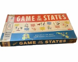 Vintage 1960 Milton Bradley Game of the States Missing 2 Trucks - $12.86