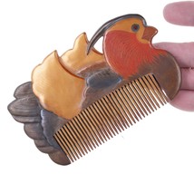 Antique Japanese Mandarin Duck form Kushi Comb - £193.67 GBP