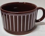 (Set of 4) Curzon Brown With White Stripes Coffee Mug - $44.54