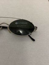 New Vogue VO3244 Black Silver Frame Glasses Silver Clip On Sunglasses 50... - £35.45 GBP