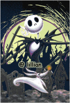 The Nightmare Before Christmas HAPPILY SMILING Cross Stitch Pattern - £3.87 GBP