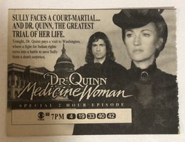 Dr Quinn Medicine Woman Vintage Tv Guide Print Ad Jane Seymour Joe Lando Tpa28 - £4.43 GBP