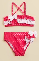 Juicy Couture Girls Swimwear Polka Dot 2 Piece Bikini 18/24 Months New Rare - £27.28 GBP