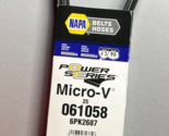 Napa Auto Parts 25-061058 Power Series Micro-V Serpentine Belt NEW - $24.70