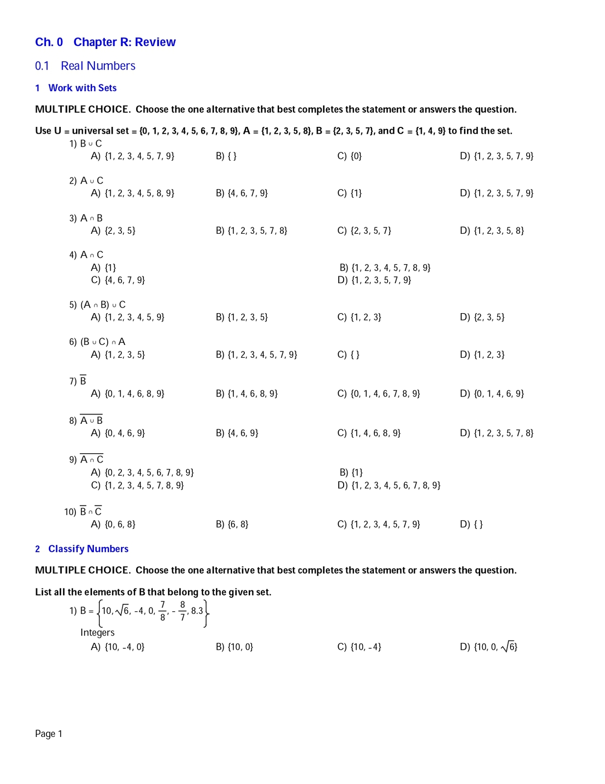 Test Bank For Algebra and Trigonometry Enhanced with Graphing Utilities ... - $17.99