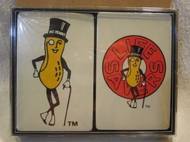 Vintage 1990 Planters Peanut Mr Peanut Lifesavers Playing Cards MIB Sealed - £14.98 GBP