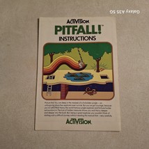 Atari 2600 Pitfall game manual in great shape no rips or tears  - $8.36 CAD