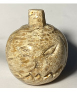 Agate Stone Jack o Lantern Pumpkin Sphere 2” diameter #2 - £8.21 GBP