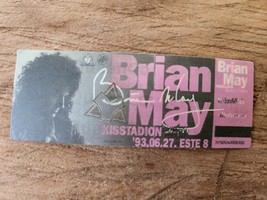 BRIAN MAY of QUEEN Ticket Stub STICKER Concert QUEEN Sticker 1993 Budapest - £1.59 GBP