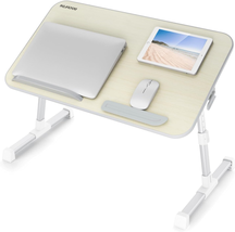 Laptop Bed Tray Table,  Adjustable Laptop Bed Stand, Portable Standing Table wit - £54.93 GBP