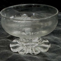 Nice Pressed Glass Daisy Footed Sherbet, Vg Cond, Great Pattern - £11.62 GBP
