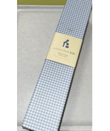 Pottery Barn Kids Drawer Liner Paper 8 Sheets Blue White Checkers Journa... - $25.96