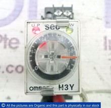 Omron H3Y-2 Electromechanical Timer Relay 0-1.0S H3Y2 AC100-120V 5A W/ Base - £42.84 GBP
