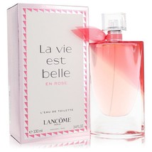 La Vie Est Belle En Rose by Lancome L&#39;eau De Toilette Spray 3.4 oz (Women) - £132.21 GBP